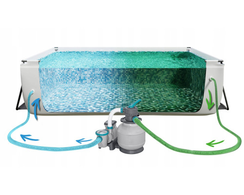 Басейн каркасний 11в1 Bestway 5612B 640 х 274 х 132 см