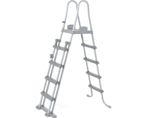Басейн каркасний прямокутний Bestway Power Steel з комплектом 488 x 244 x 122 см - сірий Басейн каркасний прямокутний Bestway Power Steel з комплектом 488 x 244 x 122 см - сірий