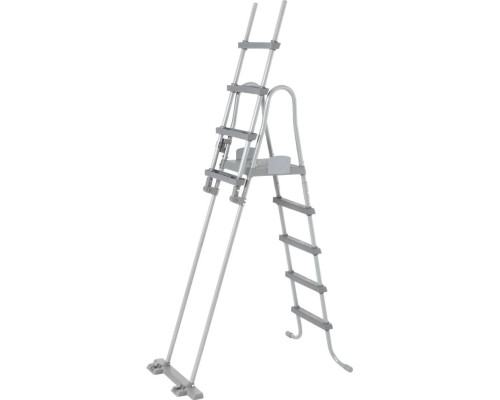 Басейн каркасний прямокутний Bestway Power Steel з комплектом 488 x 244 x 122 см - сірий Басейн каркасний прямокутний Bestway Power Steel з комплектом 488 x 244 x 122 см - сірий