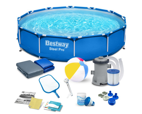 Басейн каркасний 15в1 Bestway 56681, 366 x 76 см Басейн каркасний 15в1 Bestway 56681, 366 x 76 см