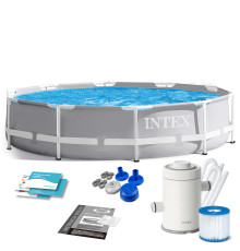Басейн каркасний 3в1 INTEX 26702, 305 x 76 см
