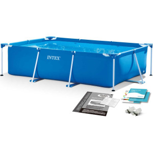 Басейн каркасний прямокутний INTEX 28270, 220 х 150 см 
