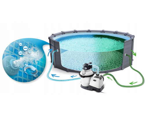 Басейн каркасний панельний 18в1 Intex 26384 478 × 124 см