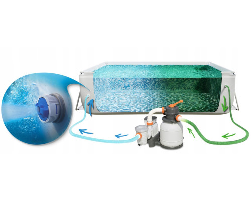 Басейн каркасний 12в1 Bestway 5612B 640 х 274 х 132 см