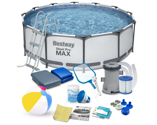 Басейн каркасний 17в1 Bestway 56418, 366x100 см Басейн каркасний 17в1 Bestway 56418, 366x100 см