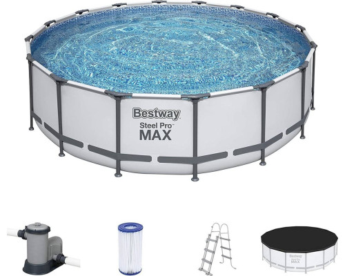 Басейн каркасний 2в1 Bestway 5612Z Steel Pro Max 488 см Басейн каркасний 2в1 Bestway 5612Z Steel Pro Max 488 см