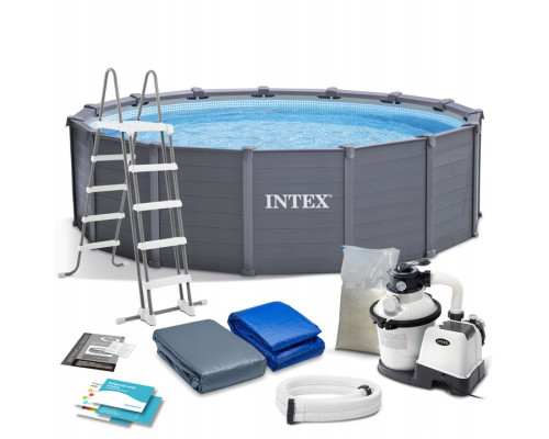 Basen ogrodowy panelowy 478 x 124 cm 12w1 INTEX 26384