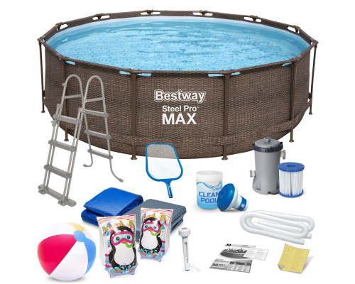 Басейн каркасний 18в1 Bestway 56709, 366 x 100 см Басейн каркасний 18в1 Bestway 56709, 366 x 100 см