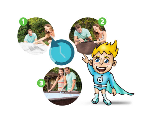 Басейн каркасний 18в1 Bestway 56709, 366 x 100 см Басейн каркасний 18в1 Bestway 56709, 366 x 100 см