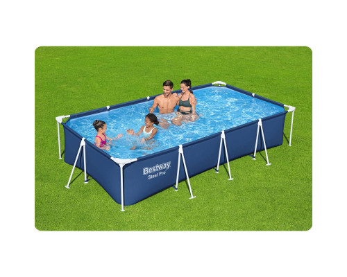 Басейн каркасний прямокутний 15в1 Bestway 56405N 400 x 211 x 81 см Басейн каркасний прямокутний 15в1 Bestway 56405N 400 x 211 x 81 см