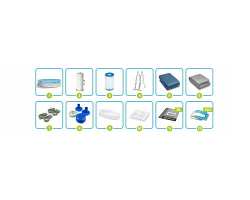 Басейн каркасний 12в1 Intex 26722 427 х 107 см