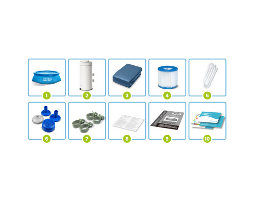 Басейн надувний 10в1 Intex 28158 457 х 84 см