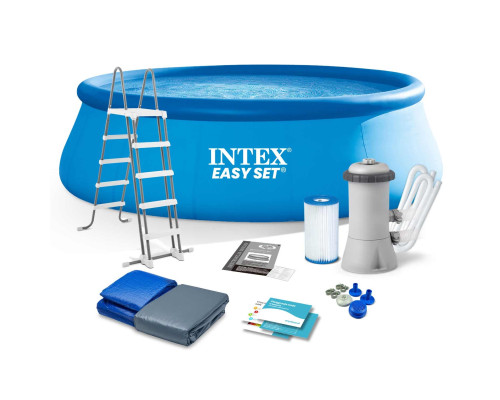 Басейн надувний 12в1 INTEX 26168, 457 x 122 см, блакитний