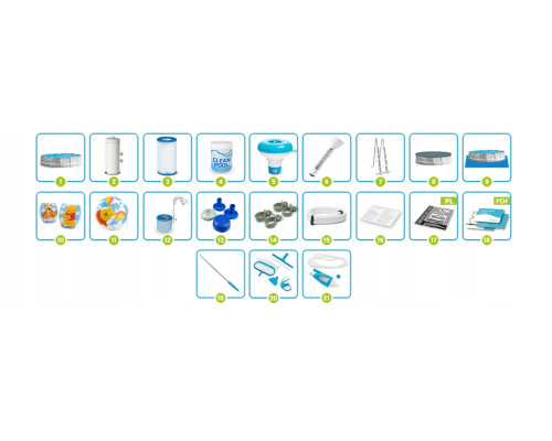 Басейн каркасний 21в1 Intex 26724 457 х 107 см