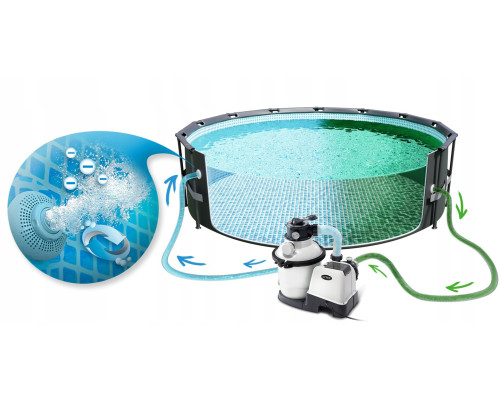 Басейн каркасний 17в1 Intex 26326 488 × 122 см