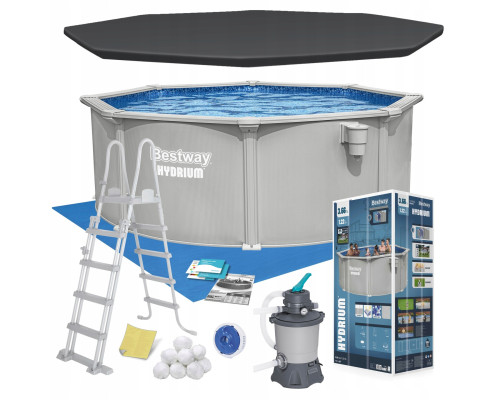 Басейн каркасний 13в1 Bestway Hydrium 56574 366 х 122 см