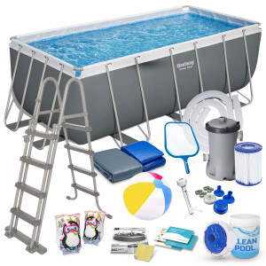 Каркасний садовий басейн Bestway 56457N 412x201x122cm 17in1 412x201x122cm