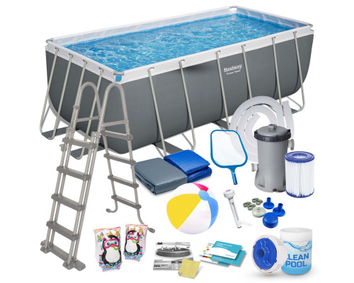 Каркасний садовий басейн Bestway 56457N 412x201x122cm 17in1 412x201x122cm Каркасний садовий басейн Bestway 56457N 412x201x122cm 17in1 412x201x122cm
