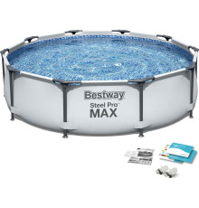 Басейн каркасний 4в1 Bestway 56406 Steel Pro 305 см 
