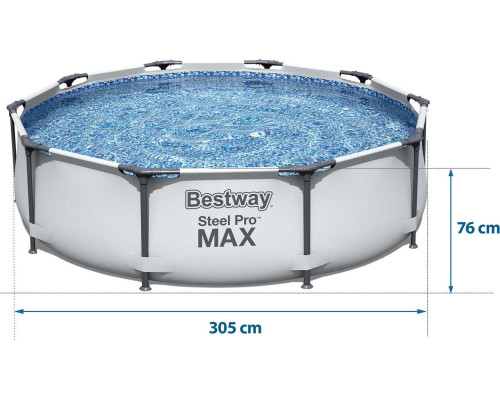 Басейн каркасний 4в1 Bestway 56406 Steel Pro 305 см Басейн каркасний 4в1 Bestway 56406 Steel Pro 305 см