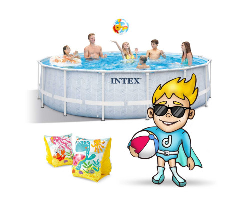 Басейн каркасний 21в1 Intex 26746 488 х 122 см 