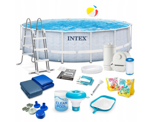 Басейн каркасний 21в1 Intex 26746 488 х 122 см 