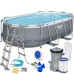 Басейн каркасний овальний 11в1 Bestway 56620, 427 x 250 x 100 см