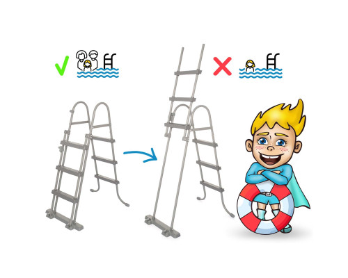 Басейн каркасний овальний 11в1 Bestway 56620, 427 x 250 x 100 см