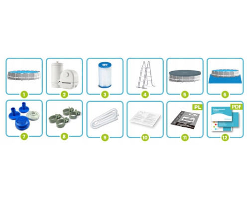 Басейн каркасний 6в1 Intex 26732 549 х 122 см