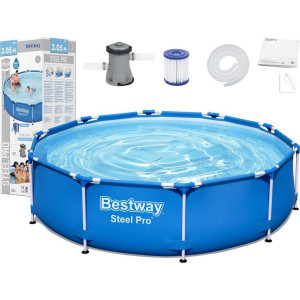 Басейн каркасний 8в1 Bestway 56679 Steel Pro 305 см 