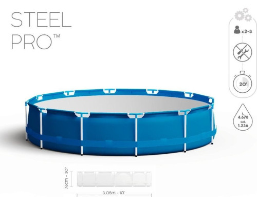 Басейн каркасний 8в1 Bestway 56679 Steel Pro 305 см Басейн каркасний 8в1 Bestway 56679 Steel Pro 305 см