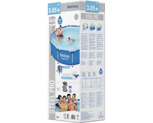 Басейн каркасний 8в1 Bestway 56679 Steel Pro 305 см Басейн каркасний 8в1 Bestway 56679 Steel Pro 305 см