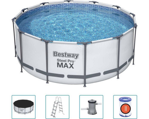 Басейн каркасний Bestway 92833 Steel Pro MAX 366 см - білий Басейн каркасний Bestway 92833 Steel Pro MAX 366 см - білий