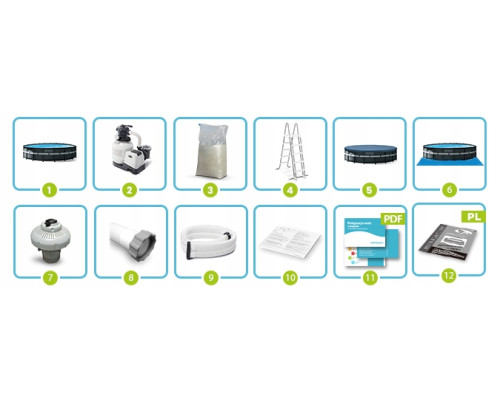 Басейн каркасний 12в1 Intex 26330 549 х 132 см