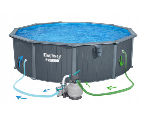 Басейн каркасний 13в1 Bestway Hydrium 561CU 488 х 132 см