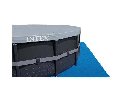 Басейн каркасний 11в1 INTEX 26326, 488 х 122 см, темно-сірий