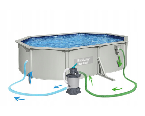 Басейн каркасний 13в1 Bestway Hydrium 56586 500 х 366 х 122 см