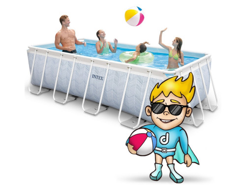 Басейн каркасний 4в1 Intex 26780 400 х 200 х 100
