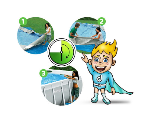 Басейн каркасний 4в1 Intex 26780 400 х 200 х 100