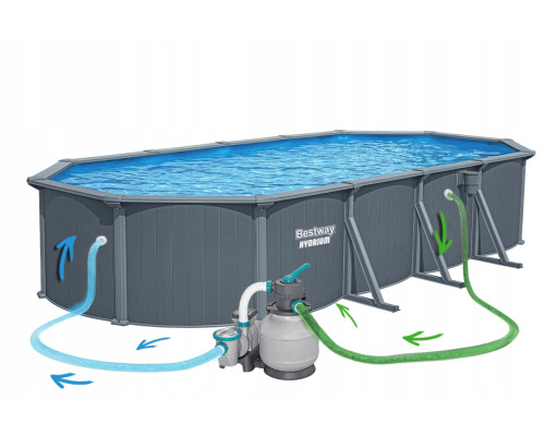 Басейн каркасний 13в1 Bestway Hydrium 561CW 732 х 366 х 132 см