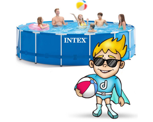 Басейн каркасний 21в1 INTEX 28242, 457 x 122 см, синій