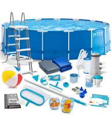 Басейн каркасний 21в1 INTEX 28242, 457 x 122 см, синій