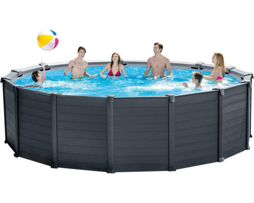 Басейн панельний Intex 478 x 124 см - графітовий Басейн панельний Intex 478 x 124 см - графітовий