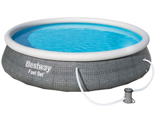 Басейн надувний Bestway Fast Set 396 см