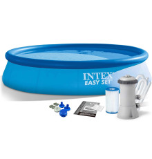 Басейн надувний 3в1 INTEX 28132, 366 x 76 см, блакитний