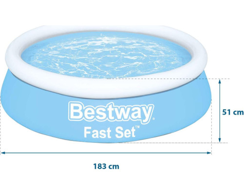 Басейн надувний Bestway 57392, 183 см Басейн надувний Bestway 57392, 183 см