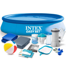 Басейн надувний 15в1 INTEX 28132, 366 x 76 см, блакитний