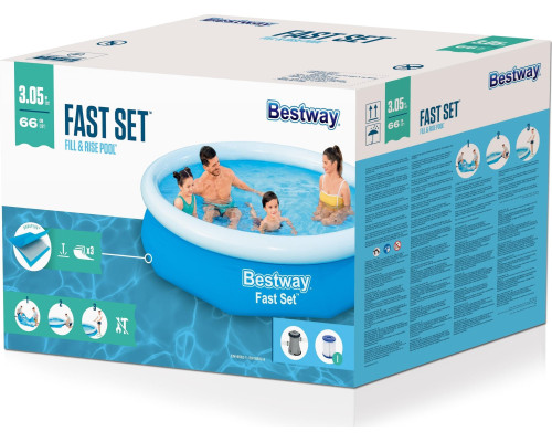 Басейн надувний Bestway 305 x 305 см Басейн надувний Bestway 305 x 305 см