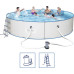 Басейн каркасний 3в1 Bestway 56386 Hydrium 460 см - білий