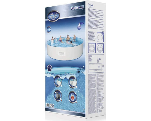 Басейн каркасний 3в1 Bestway 56386 Hydrium 460 см - білий Басейн каркасний 3в1 Bestway 56386 Hydrium 460 см - білий